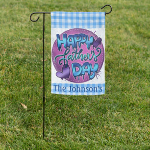 Happy Fathers Day Outdoor Decor Garden Flag