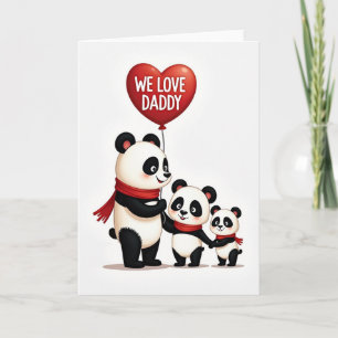 Happy Fathers Day Panda Card