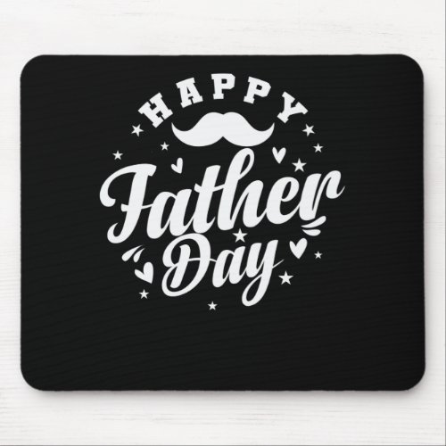 Happy Fathers Day Papa Feiertag Vatertag Mouse Pad