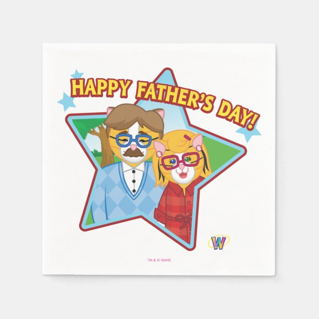 Happy Father's Day! Paper Napkins (Front)