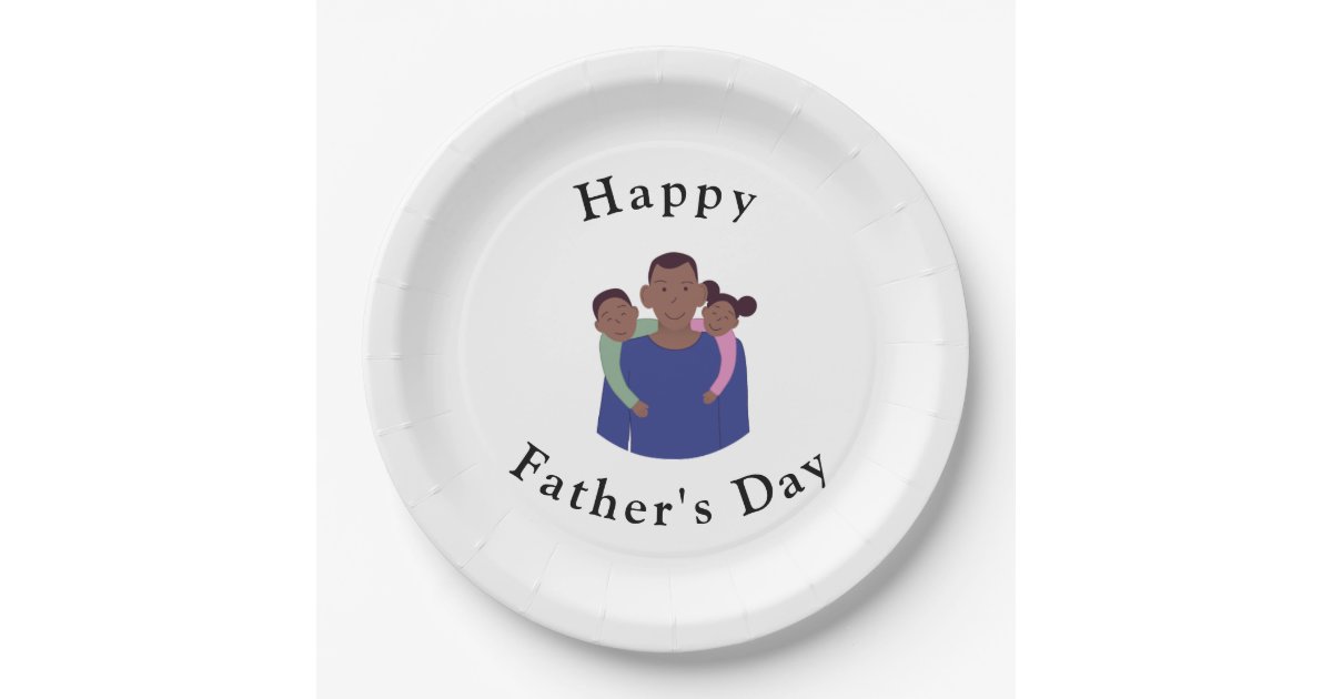 Happy Father's Day Paper Plates Zazzle