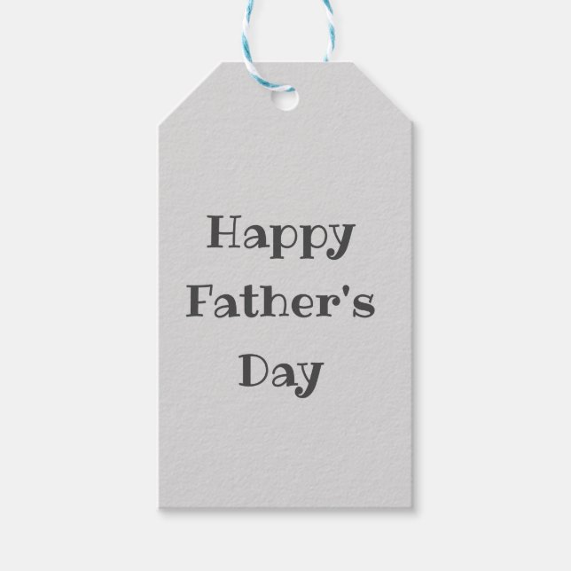 Happy Father's Day Party Gift Tag (Front)