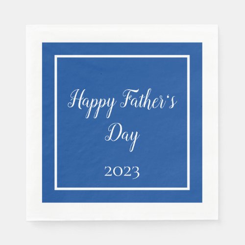 Happy Fathers Day Party Napkins