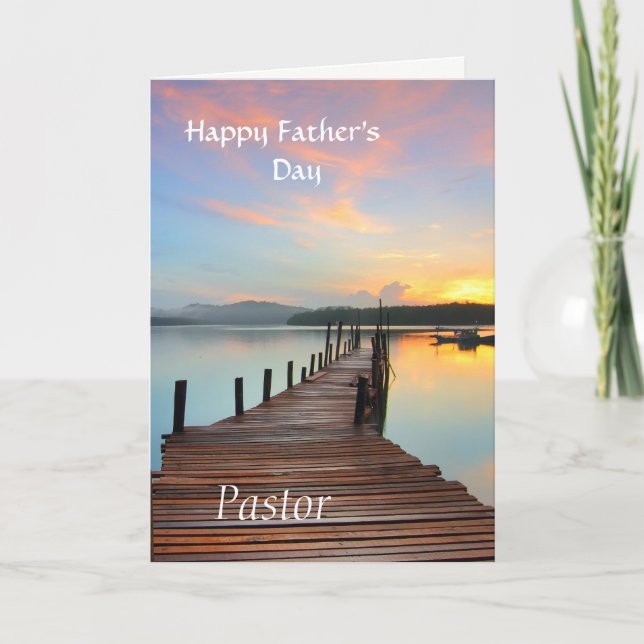 Happy Father's Day -Pastor Card (Front)