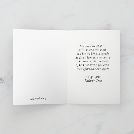 Happy Father's Day - Pastor Card | Zazzle