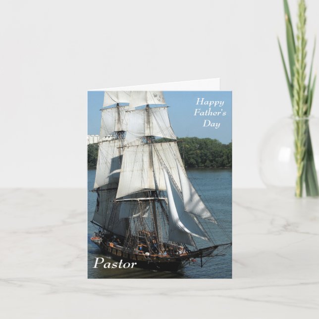 Happy Father's Day Pastor Holiday Card (Front)