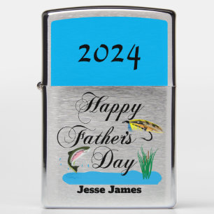 Happy Fathers Day Personalize Zippo Lighter