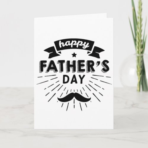 HAPPY FATHERS DAY Personalized Dad card