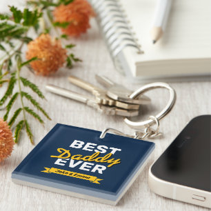 Happy Father's Day Personalized Keychain