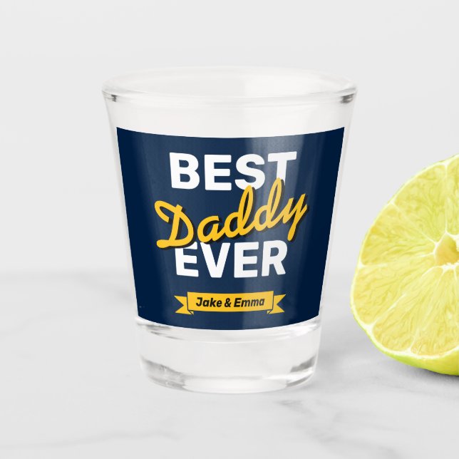 Happy Father's Day | Personalized Shot Glass (Front)