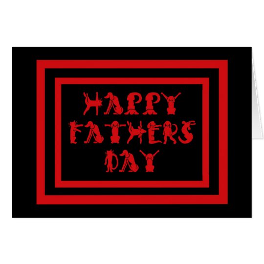 HAPPY FATHER'S DAY - PETS CAT/DOG CARD