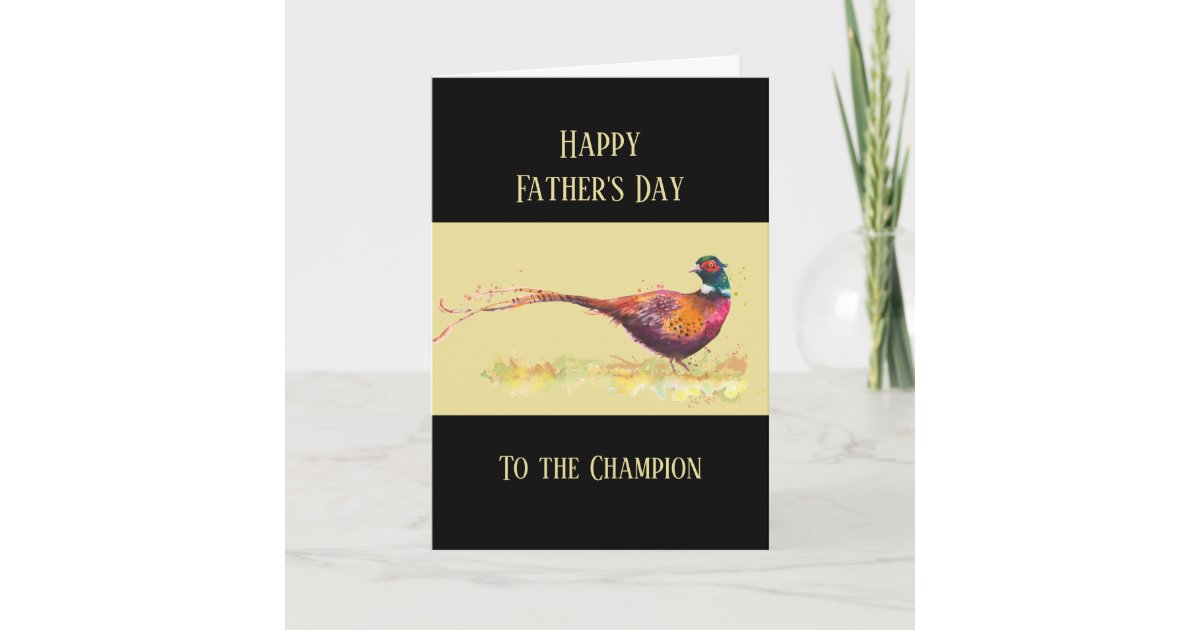 happy-father-s-day-pheasant-game-bird-card-zazzle