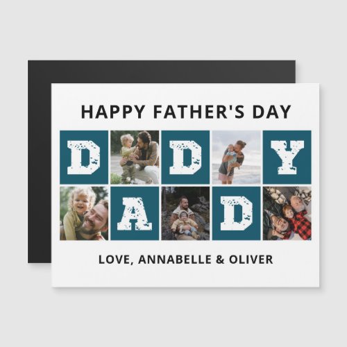 Happy Fathers Day Photo Collage Card