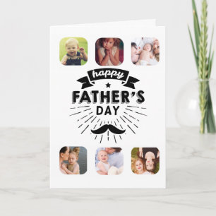 HAPPY FATHERS DAY Photo Collage Template