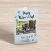 Happy Father's day Photo Dog Cat Pet Fur Babies