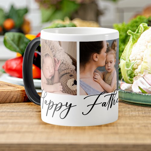 Happy Fathers Day Photo Magic Mug