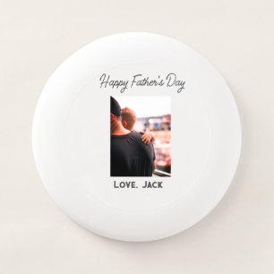 Happy father's day photo modern love simple father Wham-O frisbee