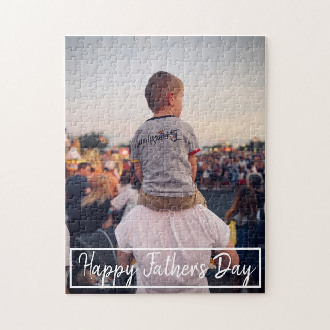 Happy Father's Day Photo Puzzle (Vertical)