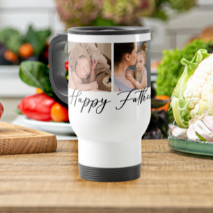 Happy Father's Day Photo Travel Mug