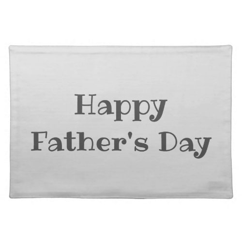 Happy Fathers Day Placemat