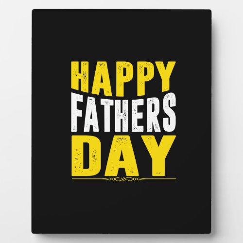 happy fathers day plaque