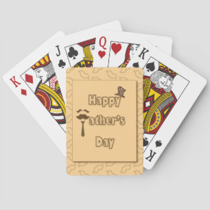 Happy Fathers Day Poker Cards