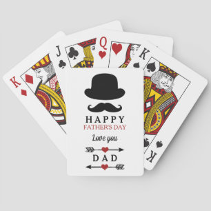Happy Father's Day Poker Cards
