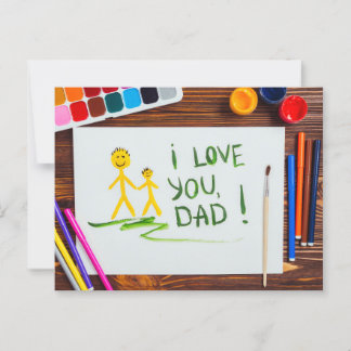 Happy Father's Day Postcard