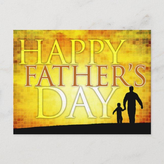 happy fathers day postcard (Front)