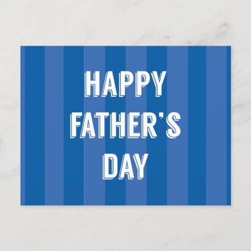 Happy Fathers Day Postcard