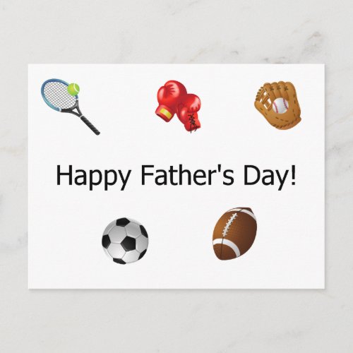 Happy Fathers Day Postcard