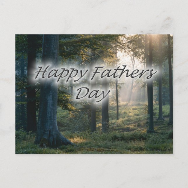 Happy Fathers Day Postcard (Front)