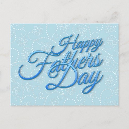 Happy Fathers Day Postcard