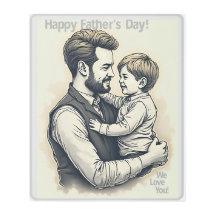 Happy Father's Day! Print Novelty