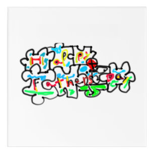 Happy Father's  Day Puzzle art 