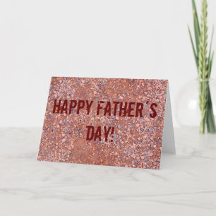 Happy Father's Day, Red Clay Court Sports Tennis Card