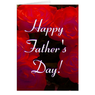 Happy Father's Day Red Roses I Cards