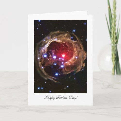 Happy Fathers Day Red Supergiant Star Card