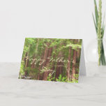Happy Father's Day Redwood Trees Card