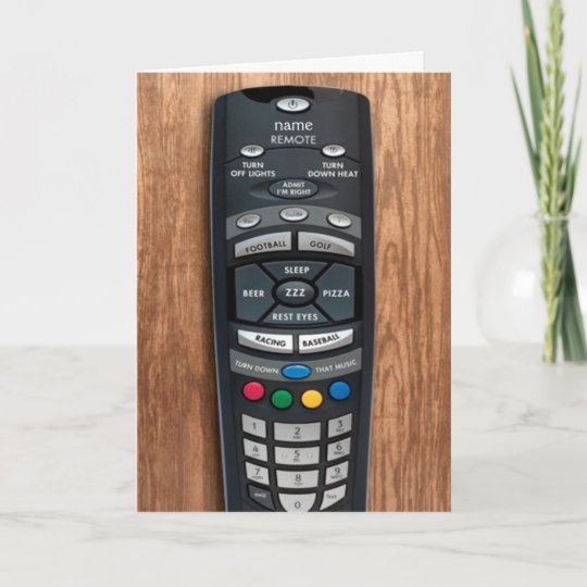 Happy Father's Day Remote Control Greeting Card