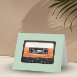 Happy Father's Day Retro Cassette Tape  Card<br><div class="desc">For Father's Day,  give your dad a vintage cassette tape greeting card. An original approach to show your dad some love on this Father's Day. Perfect for the Father who enjoys vintage music and music in general.</div>