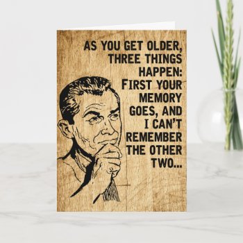 Happy Father's Day Retro Rustic Dad Humor Card by MaeHemm at Zazzle