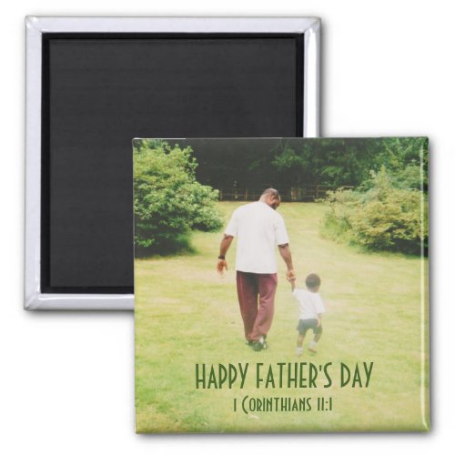 HAPPY FATHERS DAY Role Model Customizable Magnet