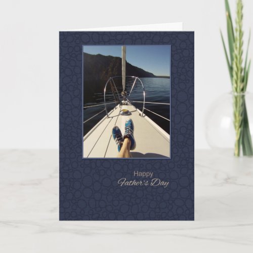 Happy Fathers Day Sailing Card