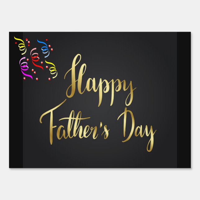 Happy Father's Day Sign (Front)