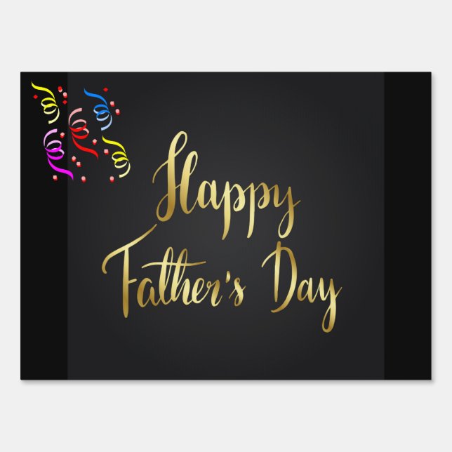 Happy Father's Day Sign (Front)