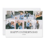 Happy Father's Day Simple Elegant Photo Holiday Card Happy Father's Day Simple Elegant Photo Holiday Card