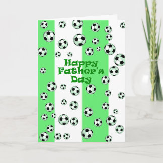 Happy Father's Day Soccer Card
