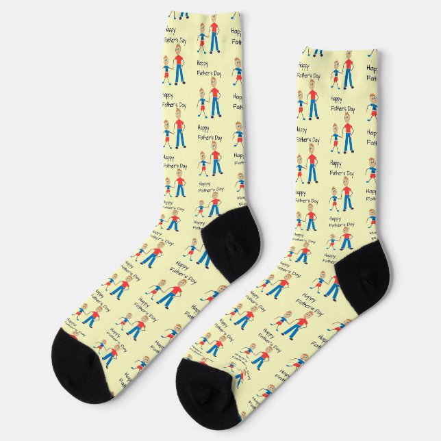 Happy Father's Day Socks (Left)