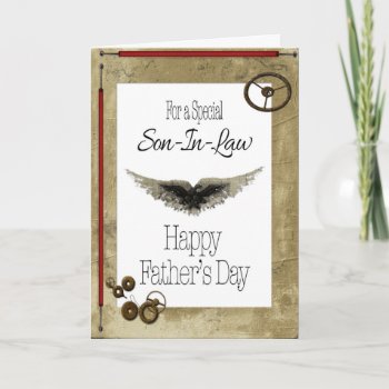 Happy Father's Day Son-in-law Card by NightSweatsDiva at Zazzle